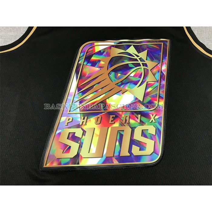 Maillot Golden Edition Phoenix Suns Devin Booker NO 1 2021-22 Noir